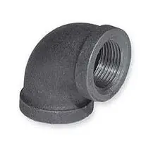 Grab Now ELL PP UN 3/4 INCH 90 DEG IRON BLACK