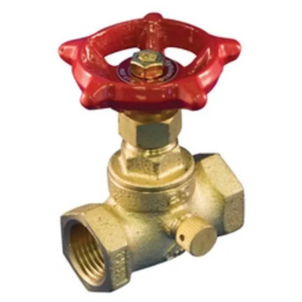 VALVE STOP&WST 1/2IN BRS W/DRN Fast Shipping