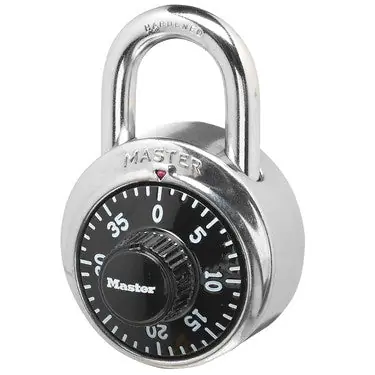 PADLCK CMB SS BLK VRTCLR 3/4IN Crafted