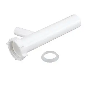 1-1/2"x8" Dishwasher Tailpiece Wye, White Editor’s Pick