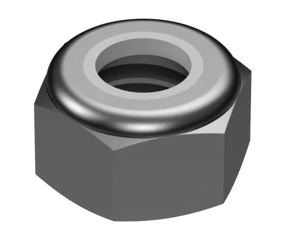 Brand New Nylon Insert Locking Hex Nuts Extra Fine Thread M10 x 1 x 9.8 mm DIN 985 Class 8 Steel Zinc Clear