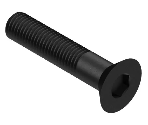 Flat Head Socket Screws Hex Drive Partial Coarse Thread 20.0 x 2.50 x 80.0 mm Class 12.9 Steel Black Oxide Discount