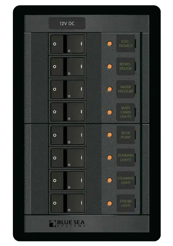Don’t Miss Out Blue Sea Systems Power Distribution Panel 12 Volt DC with 8 Positions - 1200
