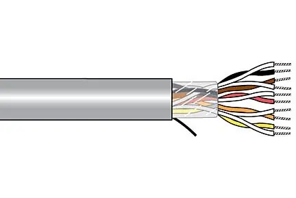 Alpha Xtra-Guard®1 Unshielded Multipair Cable - 20 AWG 6 Pair - Slate - 300V - 100 ft -100 FT Direct From Manufacturer