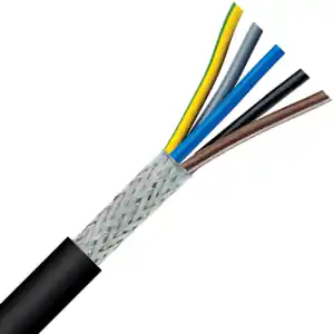 1024411 - LAPP ÖLFLEX® HEAT 125 C MC High Temperature Control Cable - Shielded - 19 AWG 7 Conductor - Black -1,000 FT Special Discount