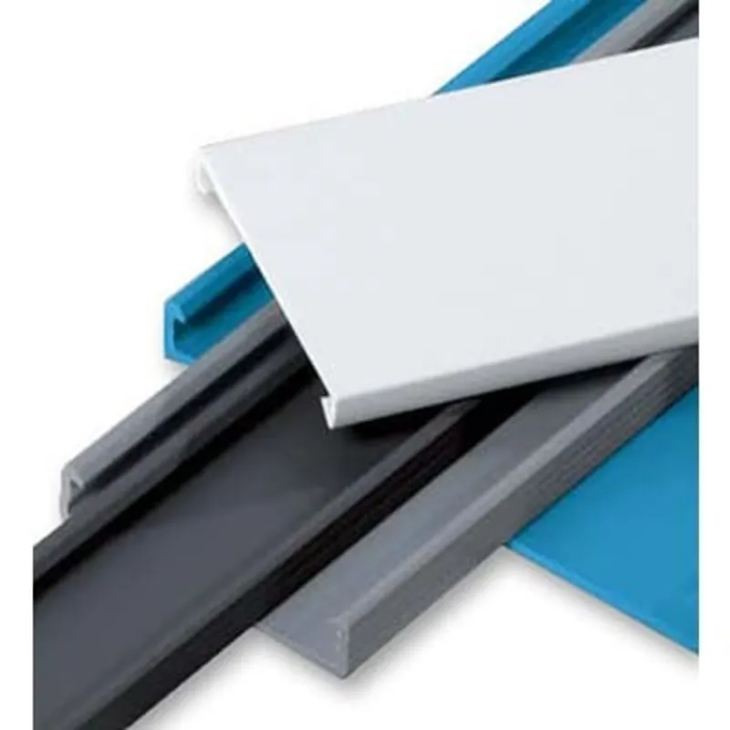 Must Have Wiring Duct Cover, 2" W x 6' L, PVC, Gray